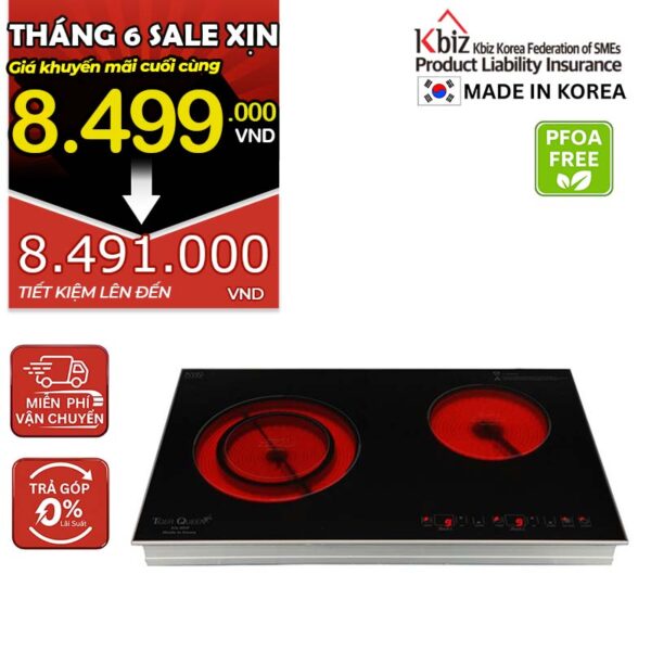 Bếp điện đôi hồng ngoại hiệu TIGER QUEEN SQ-350T