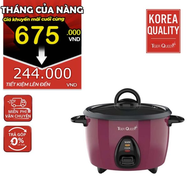 Nồi cơm điện nắp rời hiệu TIGER QUEEN JDR-1000 [1.0L]