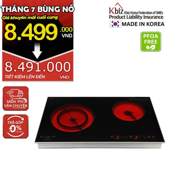 Bếp điện đôi hồng ngoại hiệu TIGER QUEEN SQ-350T