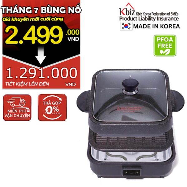 Lẩu điện đa năng hiệu TIGER QUEEN SQ-2200 [4.0L]