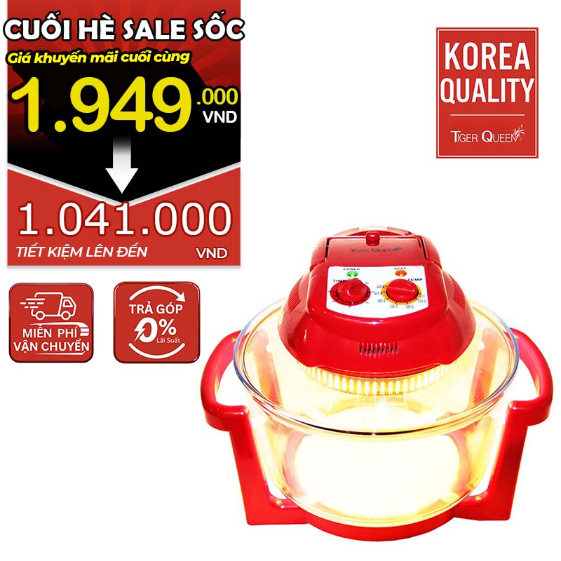 Lò nướng thủy tinh halogen hiệu TIGER QUEEN AX-787MHV [11L]