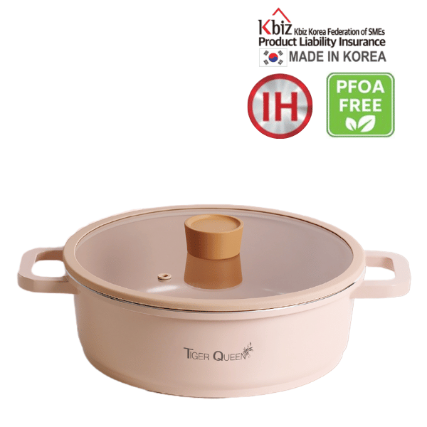 Nồi lẩu ceramic chống dính hiệu TIGER QUEEN CWCP-24CL [3.2L]