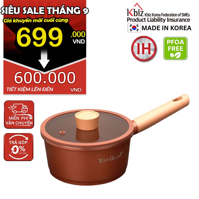Nồi quánh ceramic chống dính hiệu TIGER QUEEN CWCB-18B [1.9L]