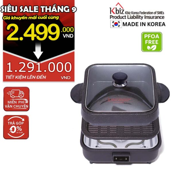 Lẩu điện đa năng hiệu TIGER QUEEN SQ-2200 [4.0L]