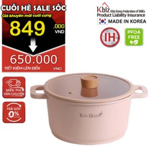 Nồi hầm ceramic chống dính hiệu TIGER QUEEN CWCP-24CH [5.18L]