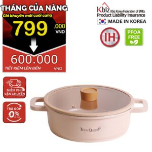 Nồi lẩu ceramic chống dính hiệu TIGER QUEEN CWCP-24CL [3.2L]