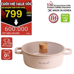 Nồi lẩu ceramic chống dính hiệu TIGER QUEEN CWCP-24CL [3.2L]