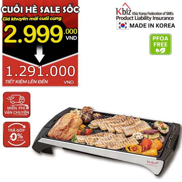 Vĩ nướng điện hiệu TIGER QUEEN KEC-0202G [51cm]