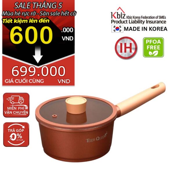 Nồi quánh ceramic chống dính hiệu TIGER QUEEN CWCB-18B [1.9L]